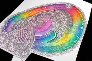 If you want the rainbow you must have the rain tattoo idea