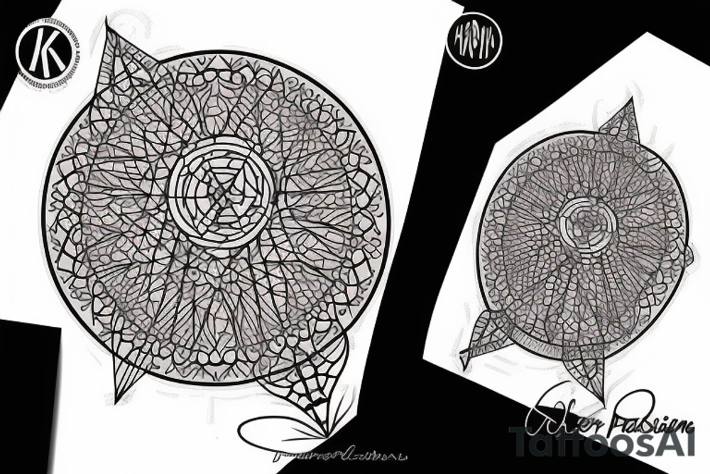 Kater trash polka tattoo idea