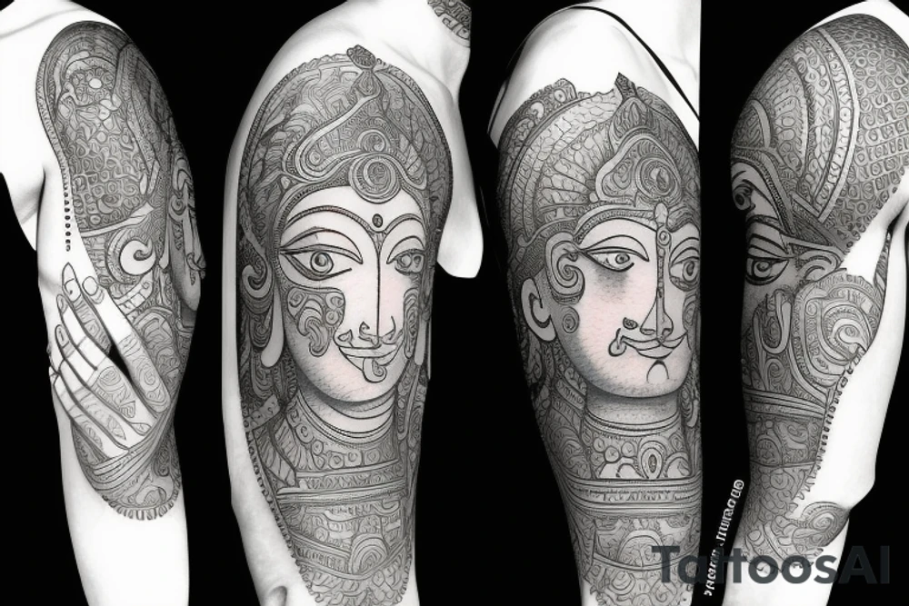 hindu gods tattoo idea