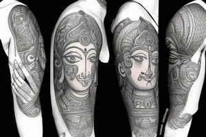 hindu gods tattoo idea