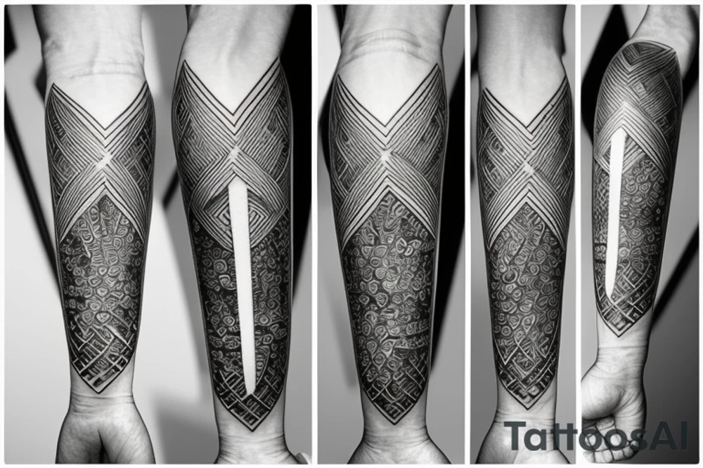 Swords and lone star state tattoo idea
