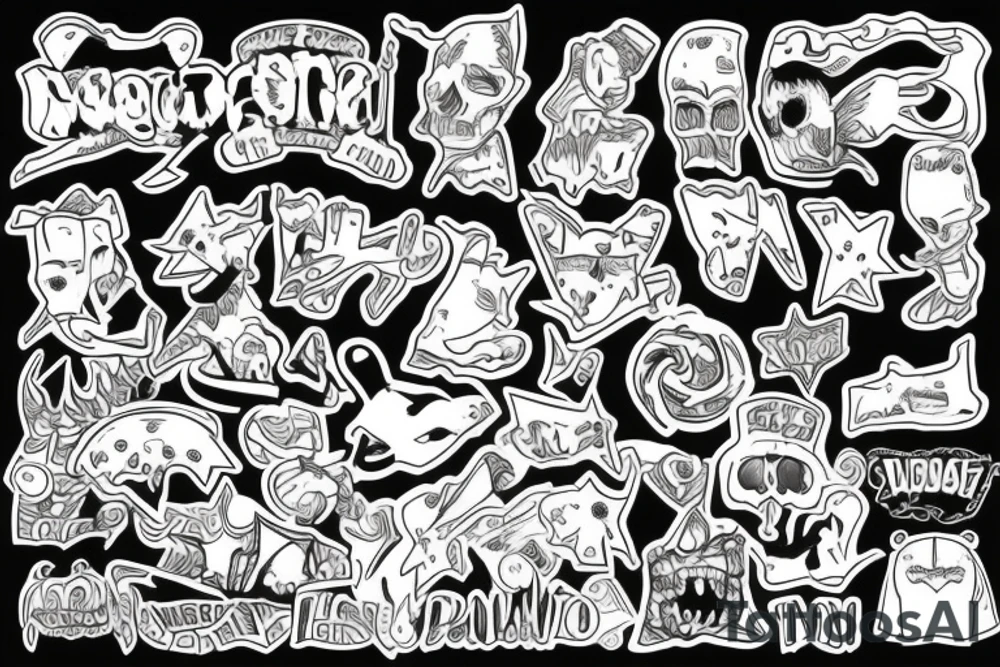 Jednorożec tattoo idea