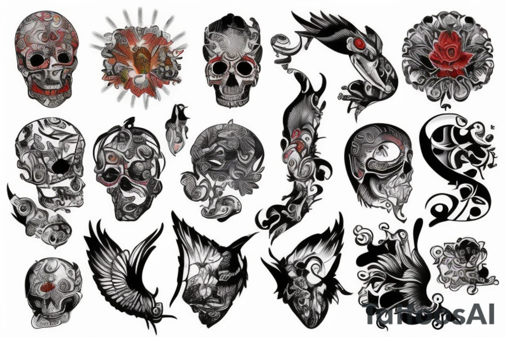 Jednorożec tattoo idea
