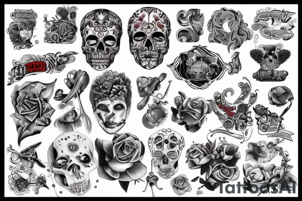 Jednorożec tattoo idea