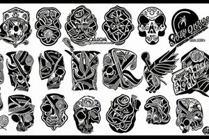 Navaja solsonesa en angulo tattoo idea