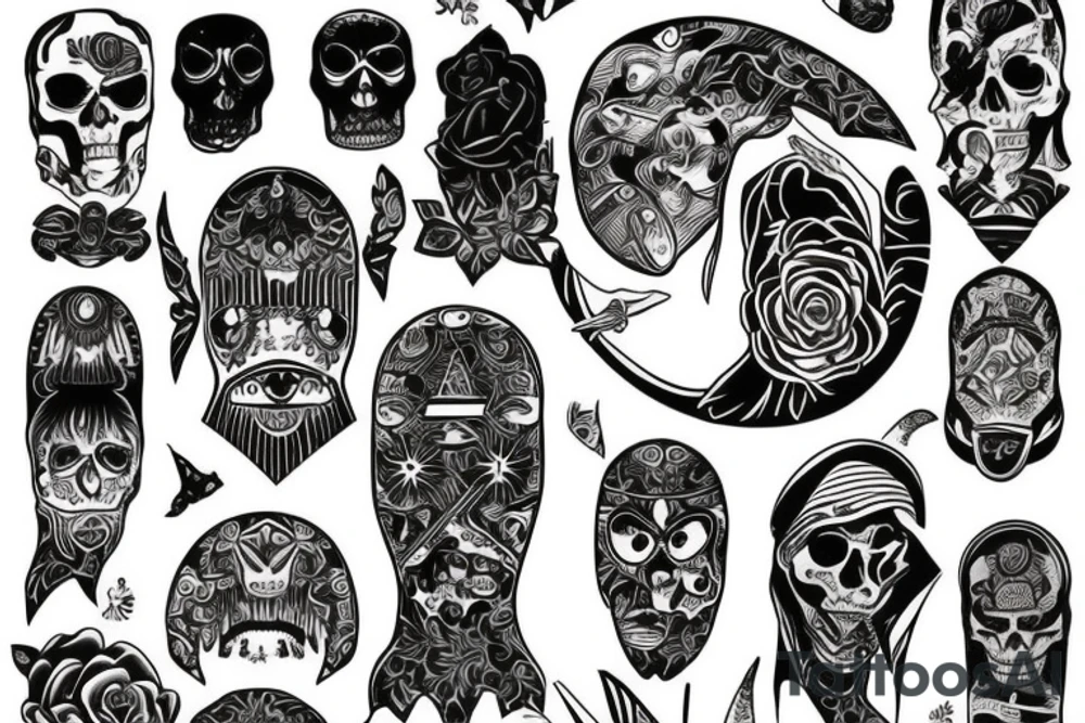 Navaja solsonesa en angulo tattoo idea