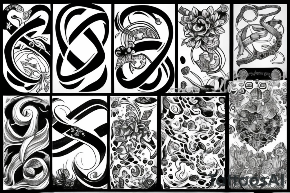 Infinity plus one tattoo idea