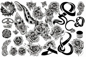 Infinity plus one tattoo idea
