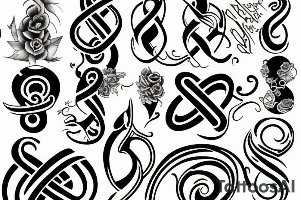 Infinity plus one tattoo idea