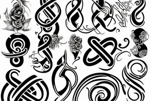 Infinity plus one tattoo idea