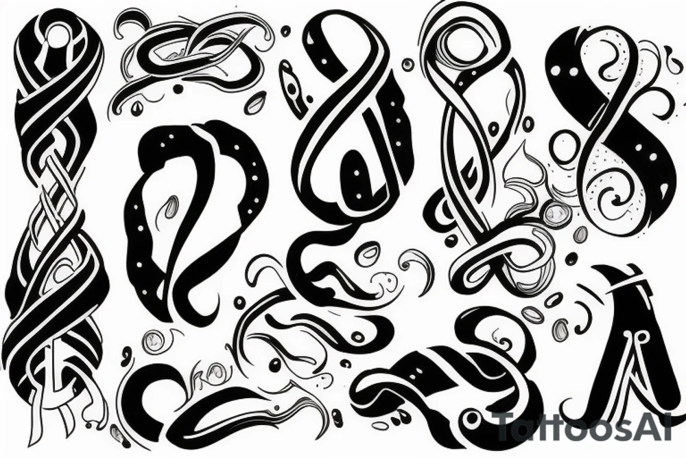 Infinity plus one tattoo idea