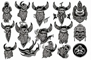 a viking style tattoo tattoo idea