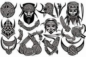 a viking style tattoo tattoo idea