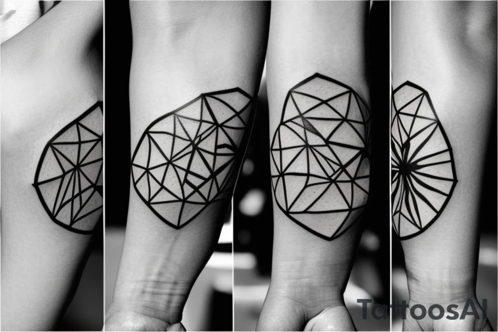 Tattoo on the arm with formulas of chemical compounds tattoo idea