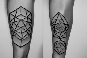 Tattoo on the arm with organic chemistry tattoo idea