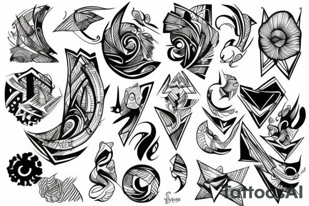 Abstract tattoo idea