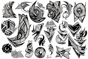 Abstract tattoo idea