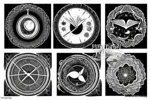 Meditation, Balance, Moonphase, tattoo idea