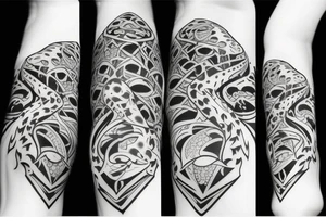 white sharrk tatoo tattoo idea
