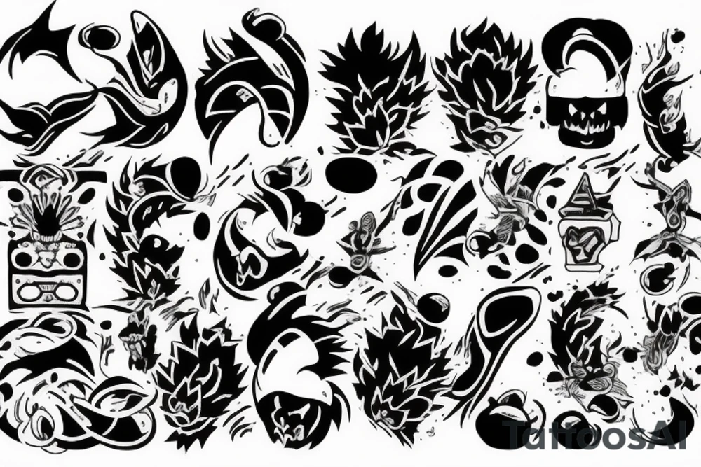 Left full sleeve tattoo idea