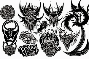 satan tattoo idea