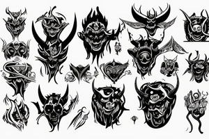 satan tattoo idea