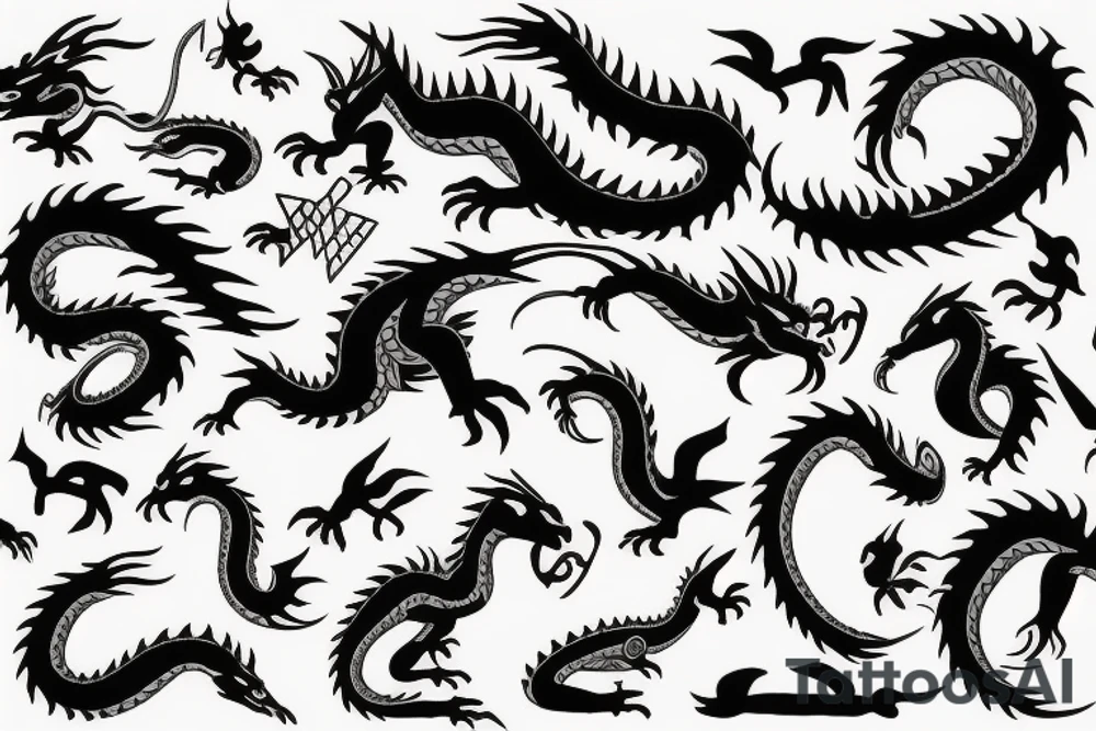 Dragon tattoo idea
