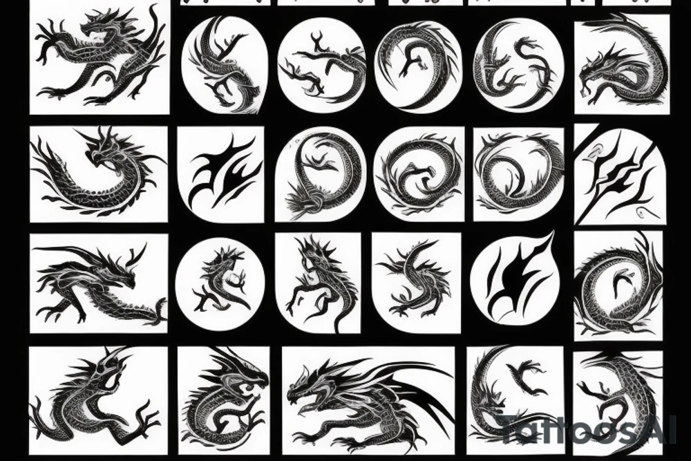 Dragon tattoo idea