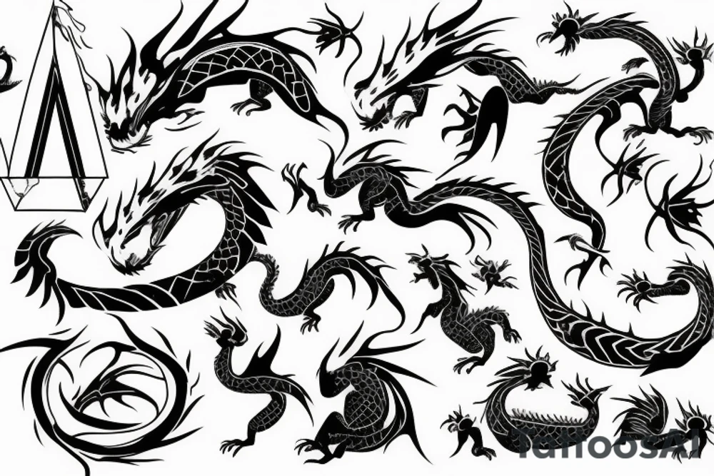 Dragon tattoo idea