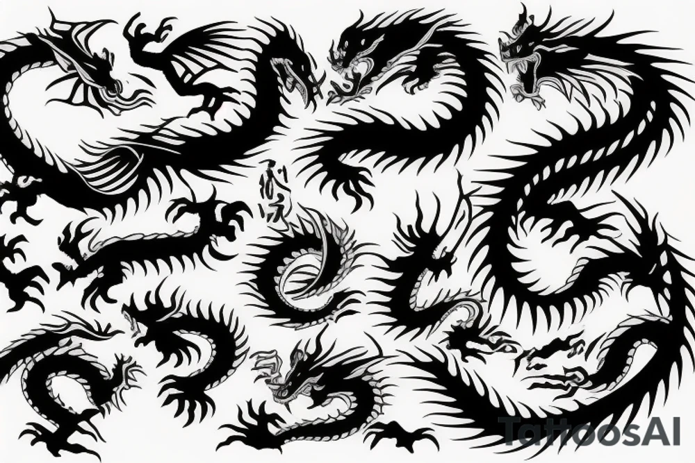 Dragon tattoo idea