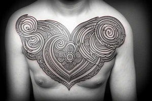 Buddha inspired tatoo for peace and dreams for left chest and shoulder tattoo idea
