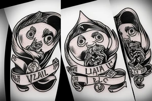 wizard holding an 8 ball tattoo idea