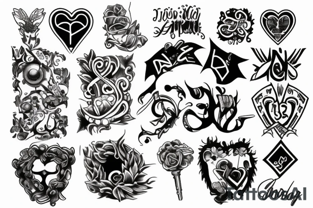Key hole tattoo idea