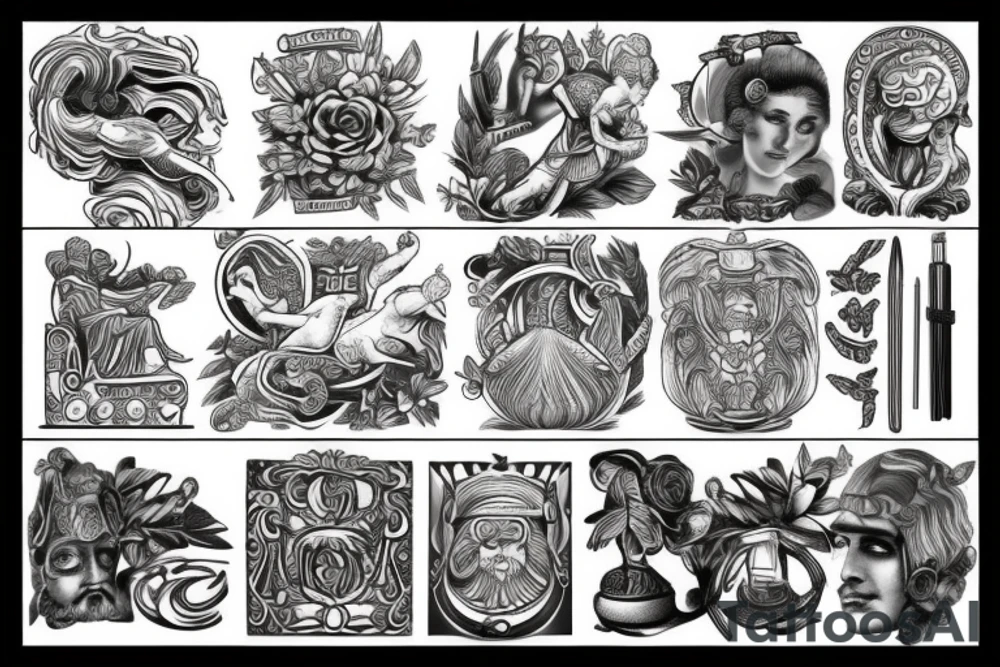 Ancient Greece tattoo idea