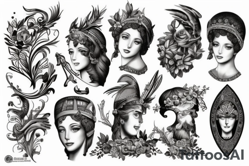 Ancient Greece tattoo idea