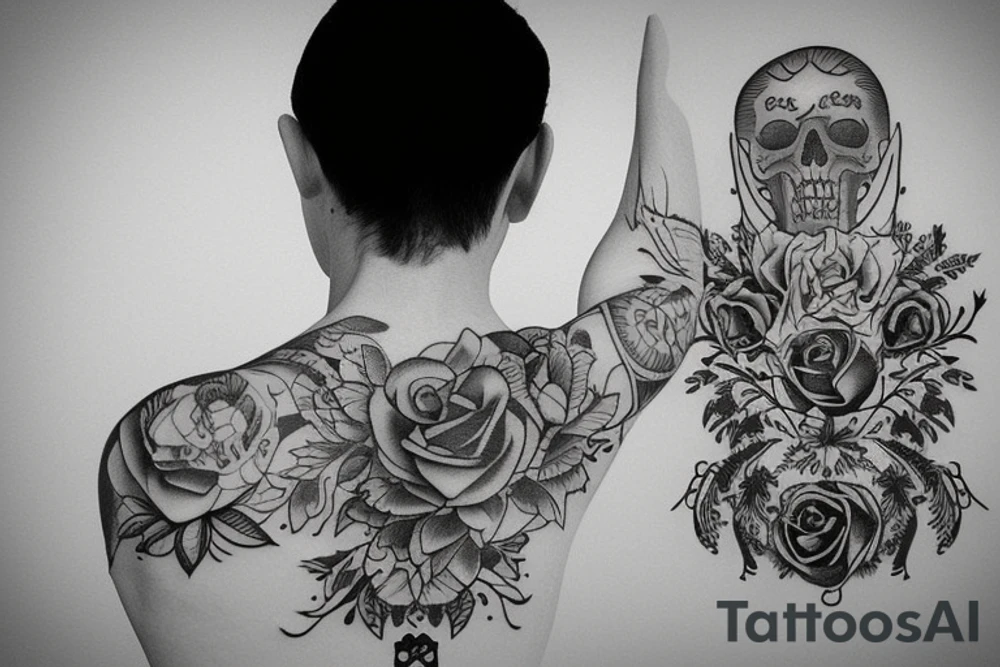 A flash sheet of Russian prison tattoos tattoo idea