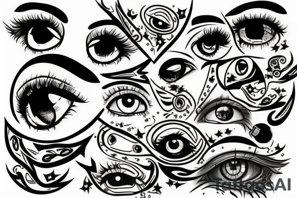money
eye
music tattoo idea
