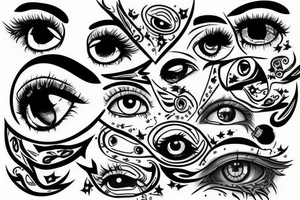 money
eye
music tattoo idea