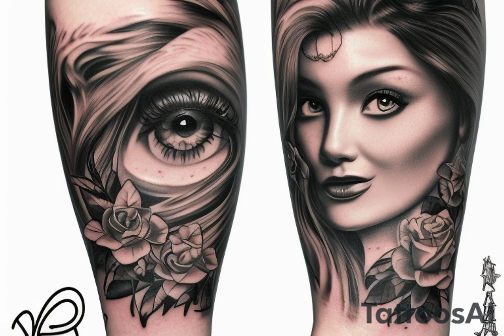 money
eye
music tattoo idea