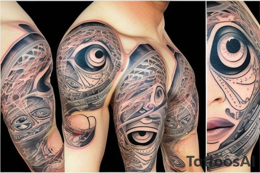 money
eye
music tattoo idea