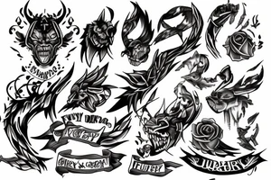 The word Fury tattoo idea