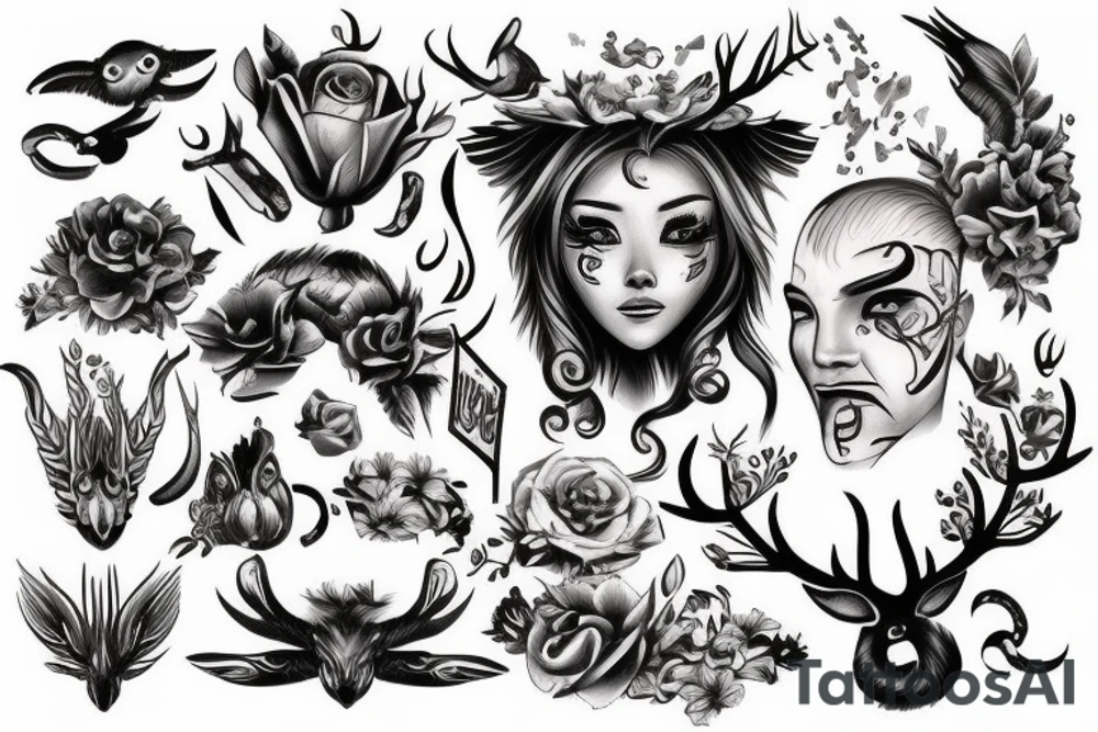 Buck tattoo idea