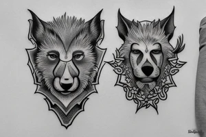 Romulus and Remus tattoo idea