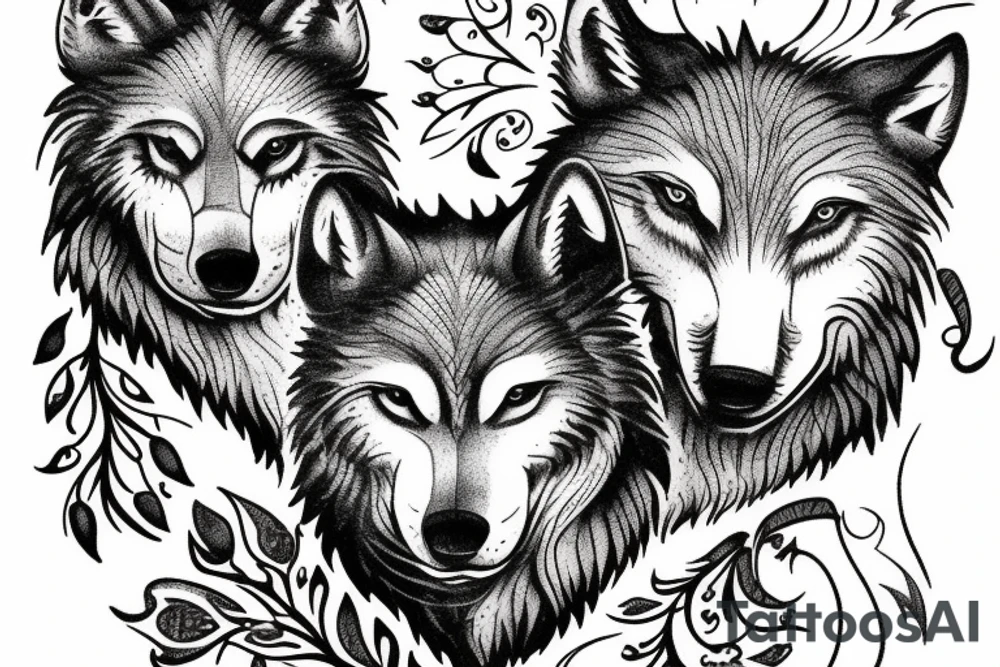 Romulus and Remus under the mother wolf tit. tattoo idea