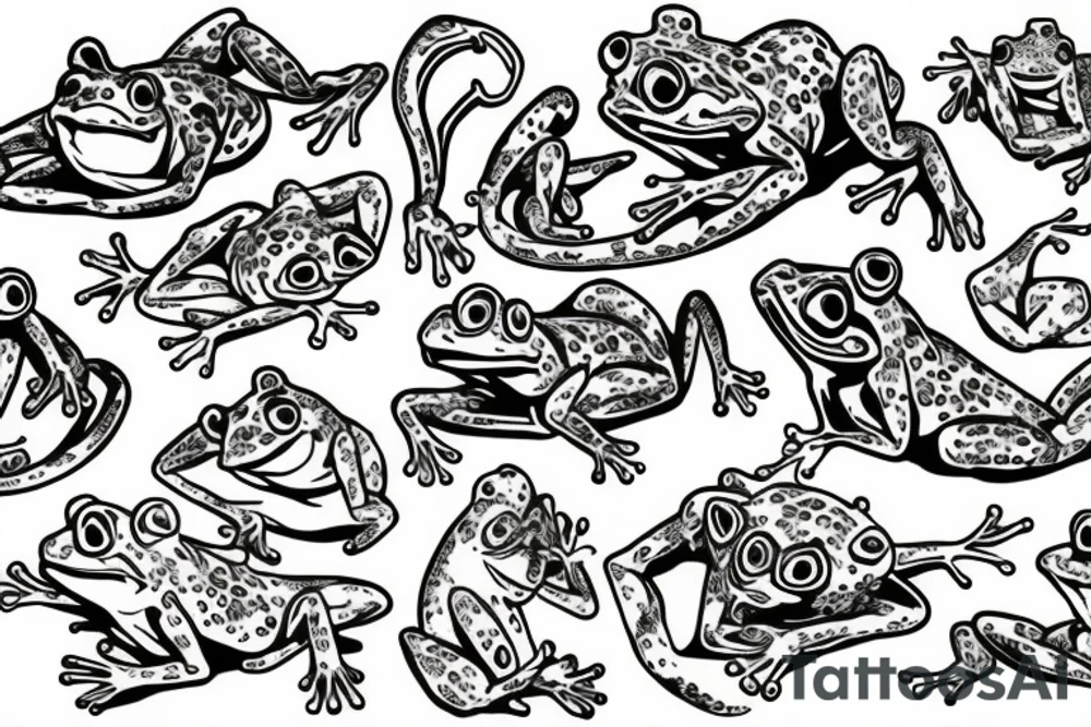 Frog king tattoo idea