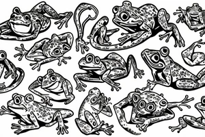 Frog king tattoo idea