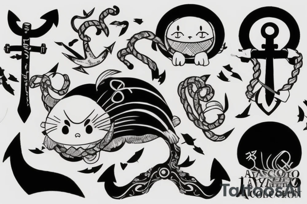 anchor tattoo idea