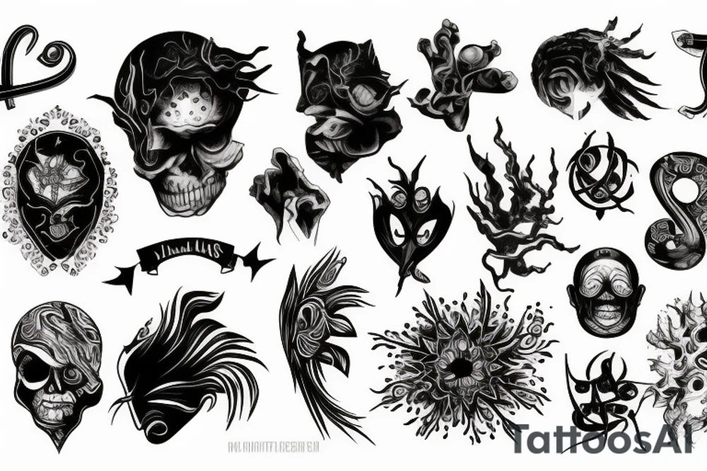 Darkness, mental illness, faith, rehab tattoo idea