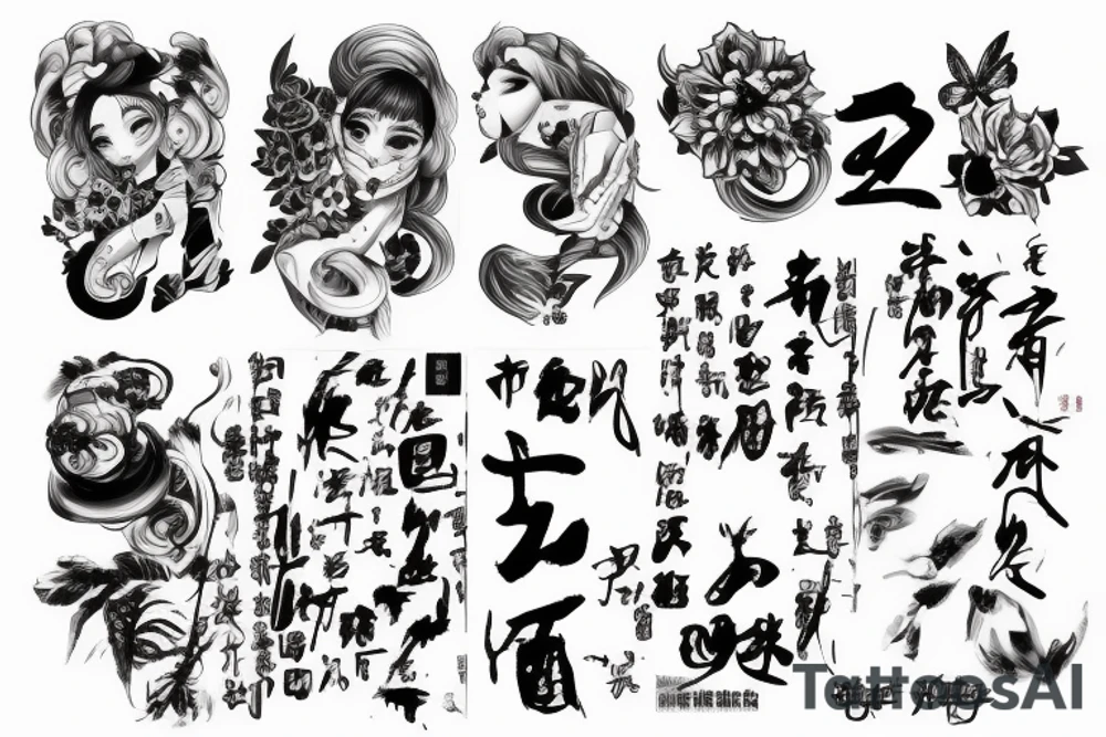 雄鹰展翅，无限标签 tattoo idea