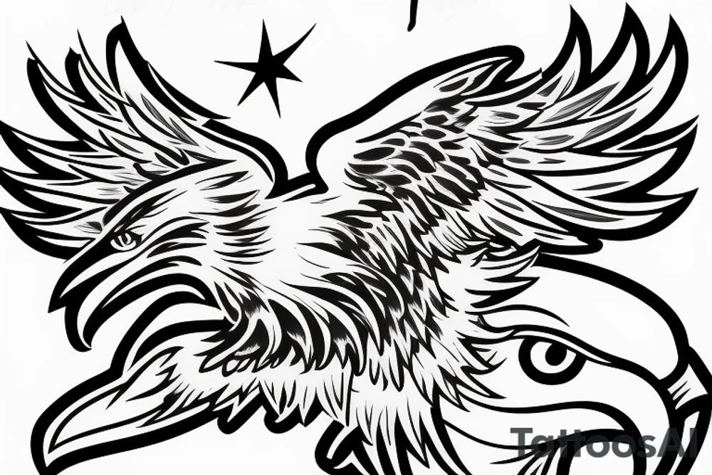 Eagles on Wings, Unlimited logo tattoo idea